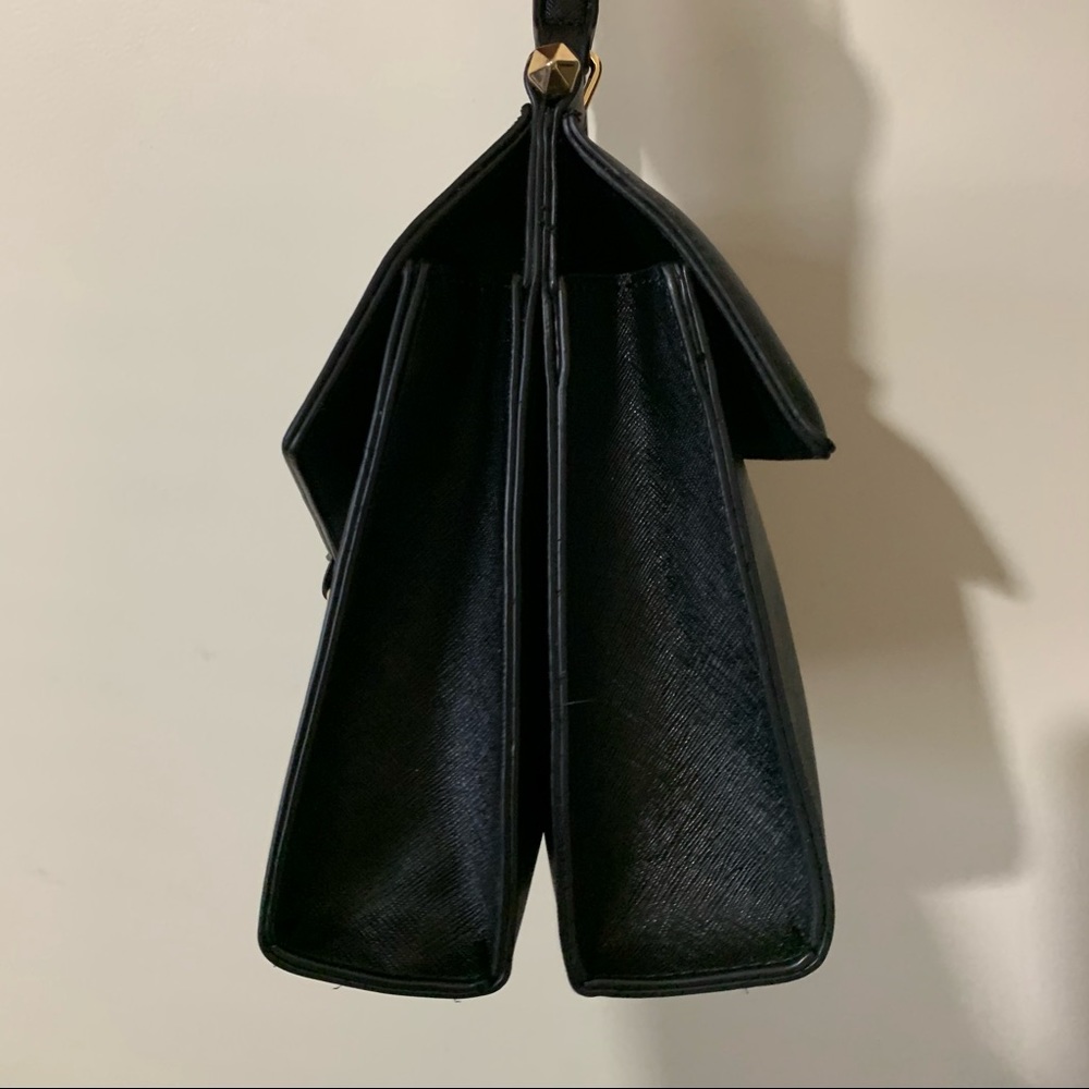 Lionel Brittany Black Vegan Leather Crossbody/Bag - Picture 7 of 15